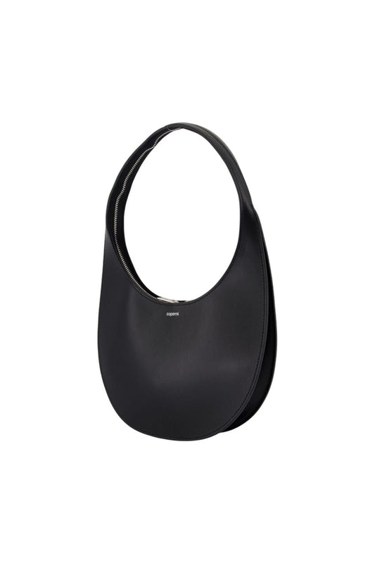 Doppelte Gusset Swipe Handtasche - Coperni - Leder - Schwarz