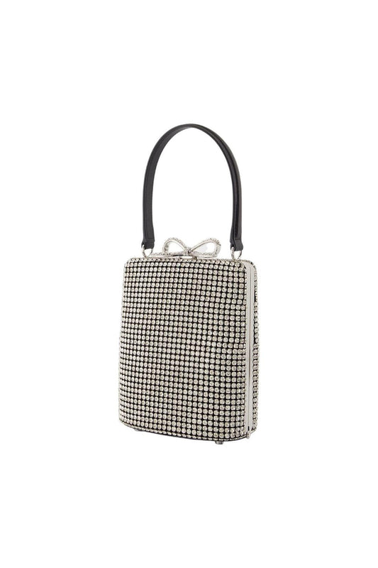 Crystal Fishnet Handtasche - SELF PORTRAIT - Synthetik - Silber
