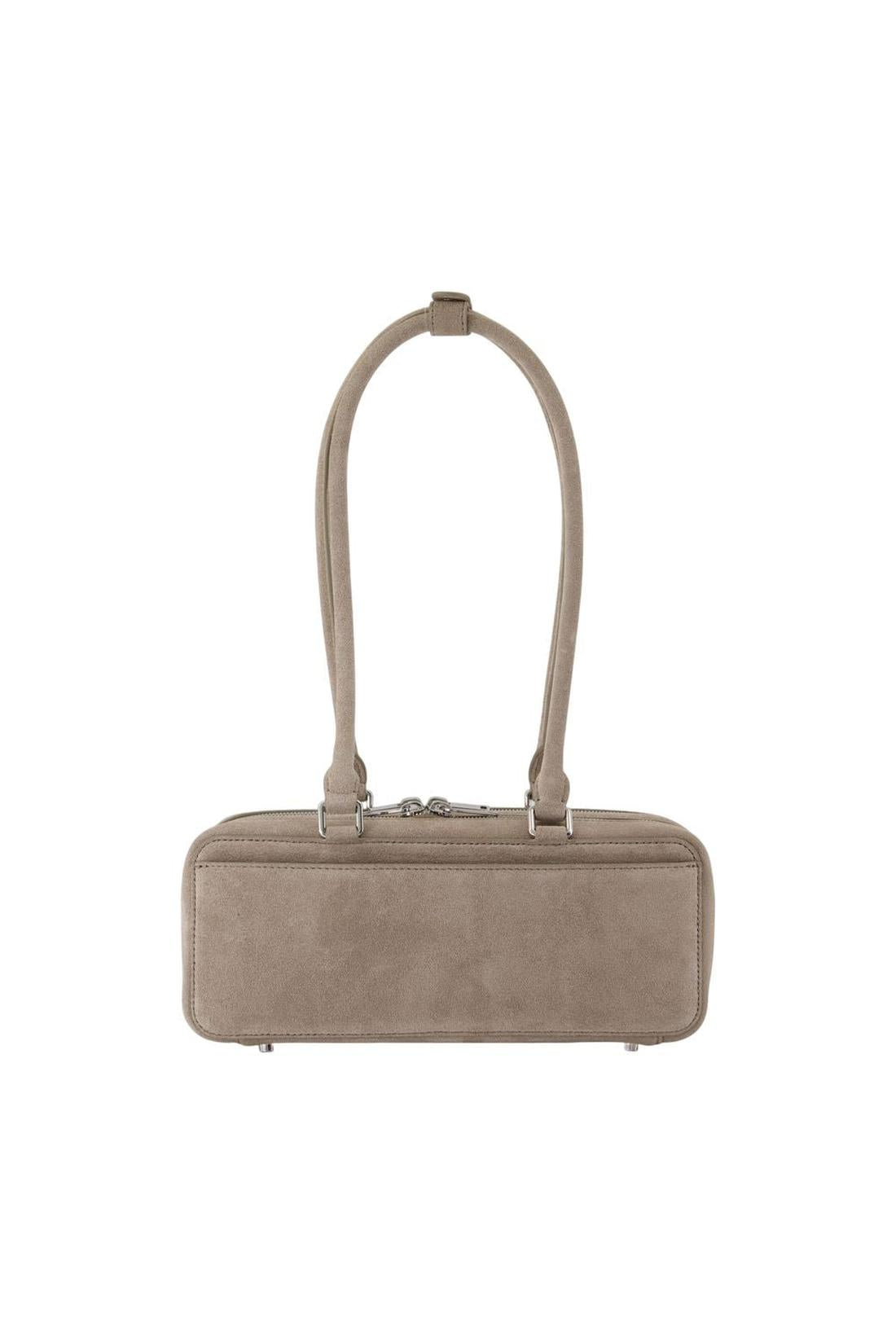 Baguette With Charm Schultertasche - SELF PORTRAIT - Leder - Grau