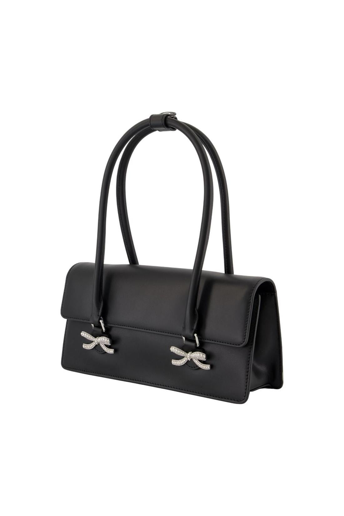 Soft Schultertasche - SELF PORTRAIT - Leder - Schwarz