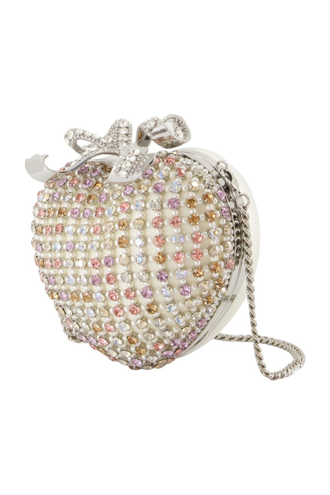 Crystal Heart Clutch - SELF PORTRAIT - Metall - Multi