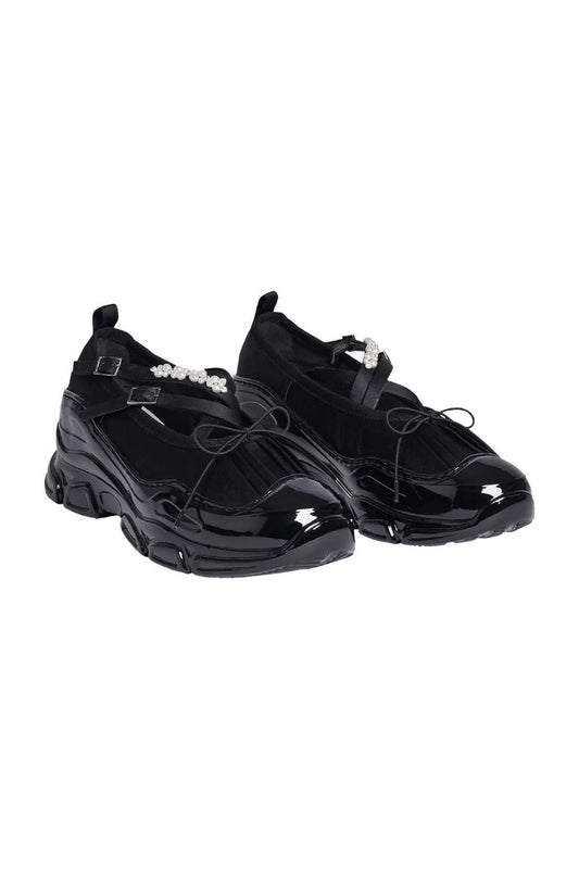Klassische Sneakers mit Sprossen - Simone Rocha - Pvc - Schwarz