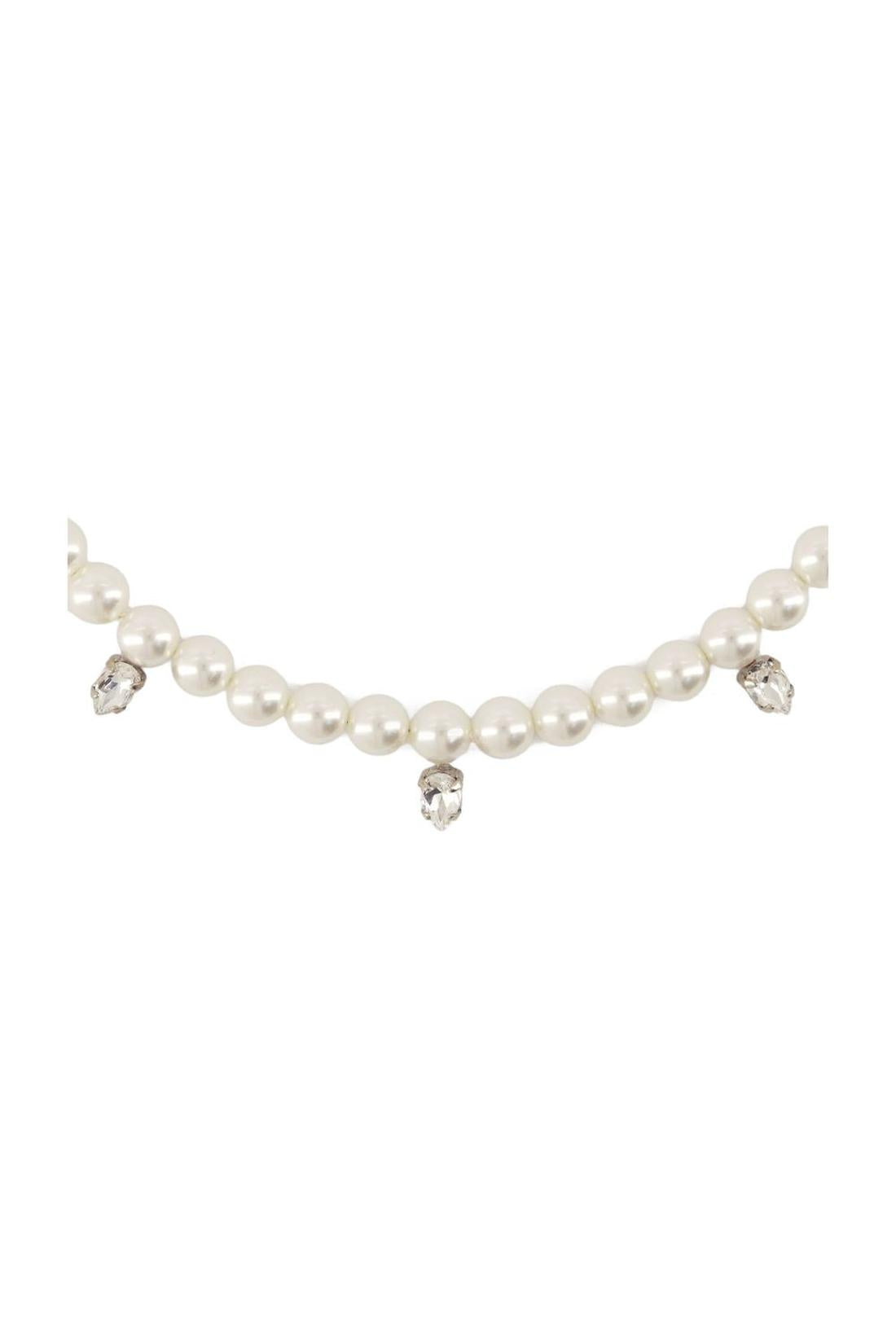 Pearl & Crystal Dagger Halskette - Simone Rocha - Perle - Beige