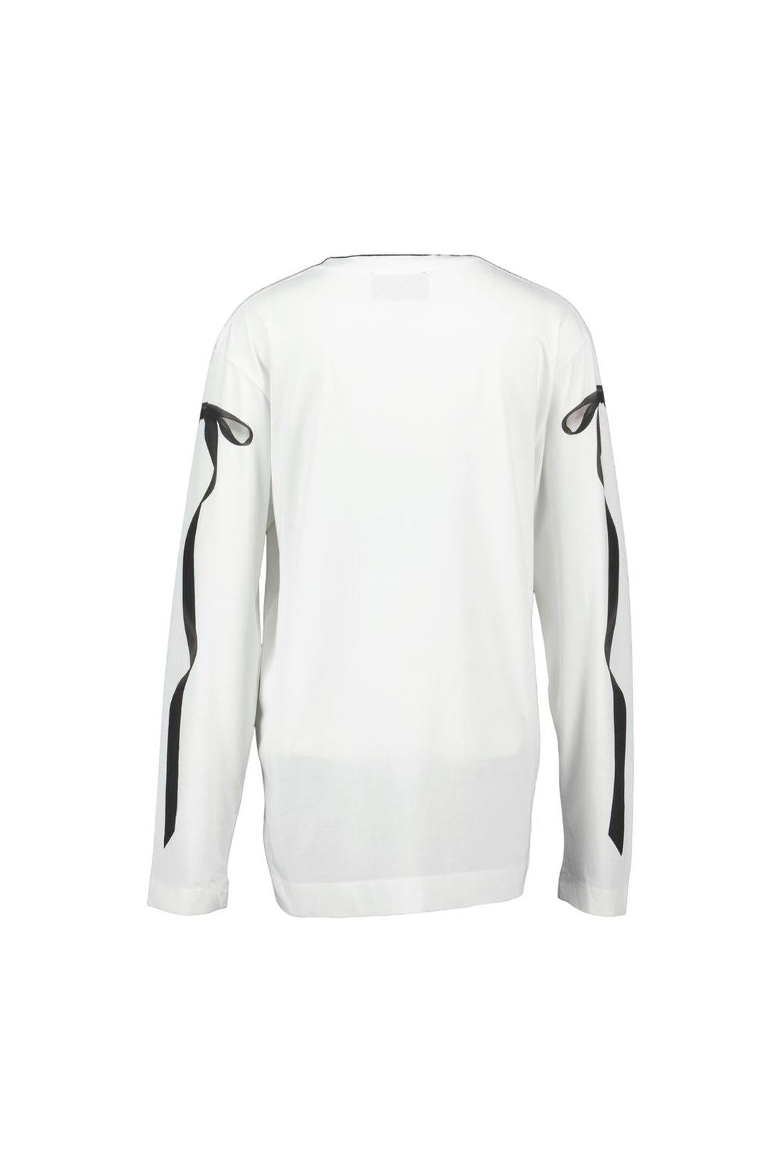 Bow Tail T-Shirt - Simone Rocha - Baumwolle - Weiß