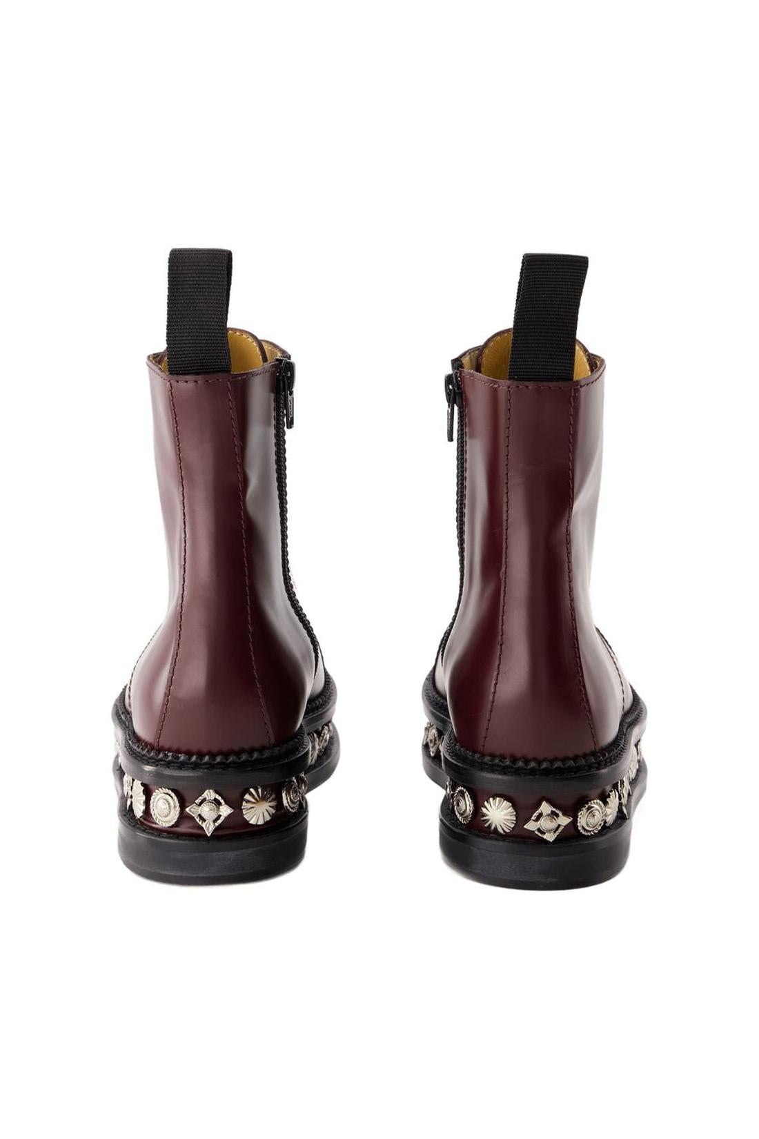 Stiefeletten Aj1287 - Toga Pulla - Leder - Bordeaux