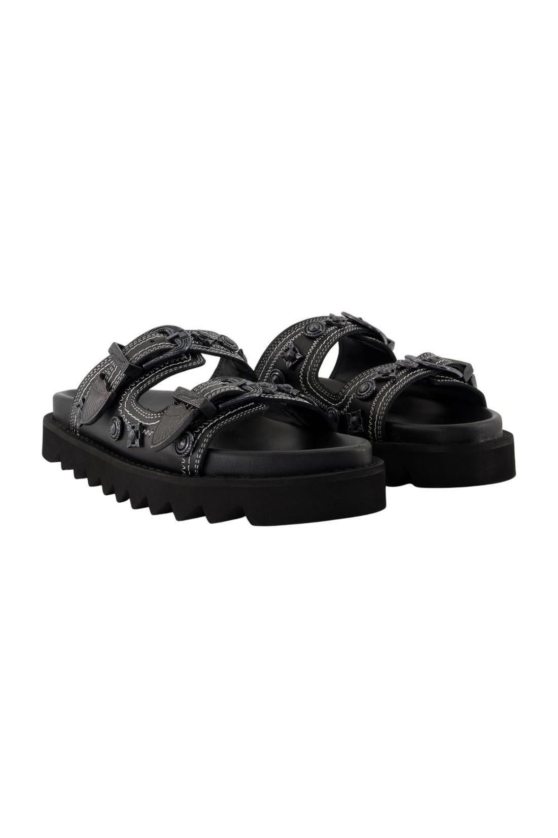 Sandalen Aj1432 - Toga Pulla - Leder - Schwarz