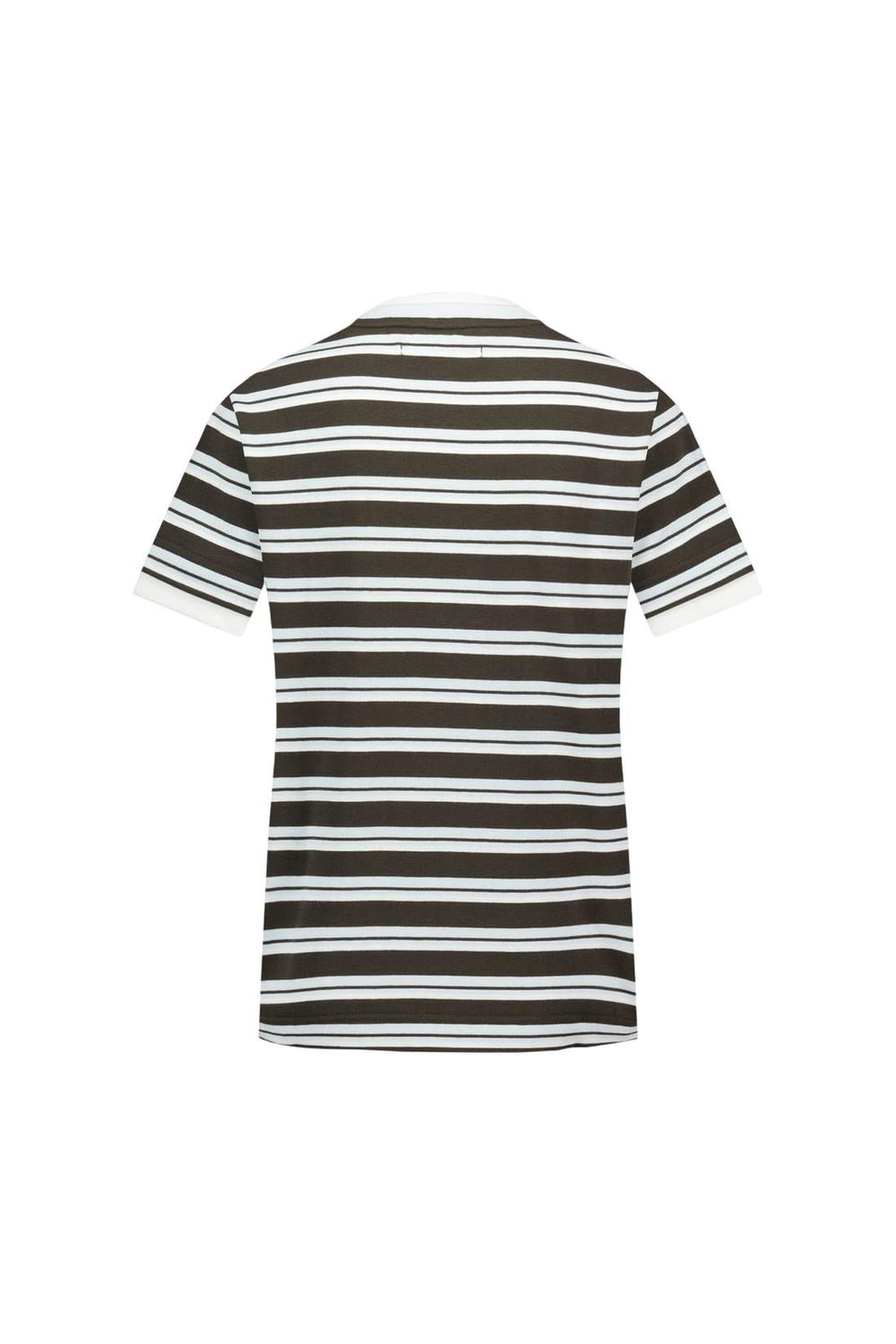 Sacamina Ss T-Shirt - Samsoe Samsoe - Baumwolle - Braun