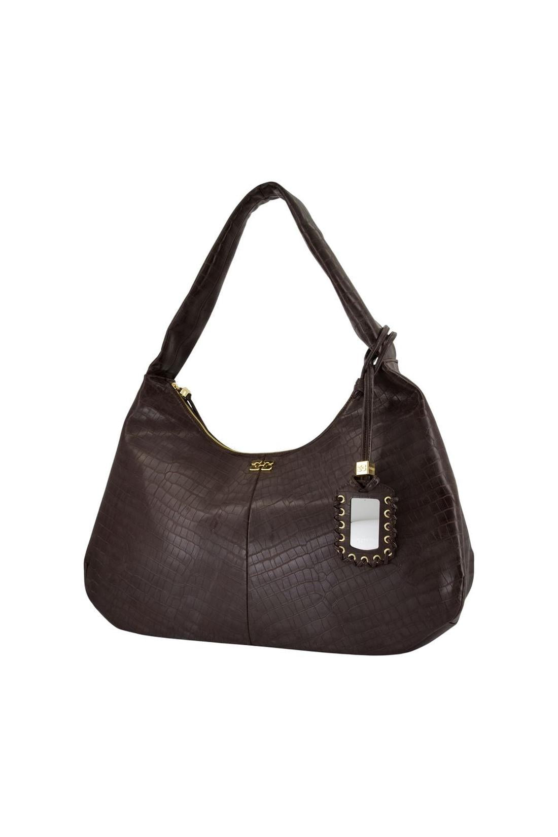 Reisetasche Bou Xxl - Ganni - Leder - Braun