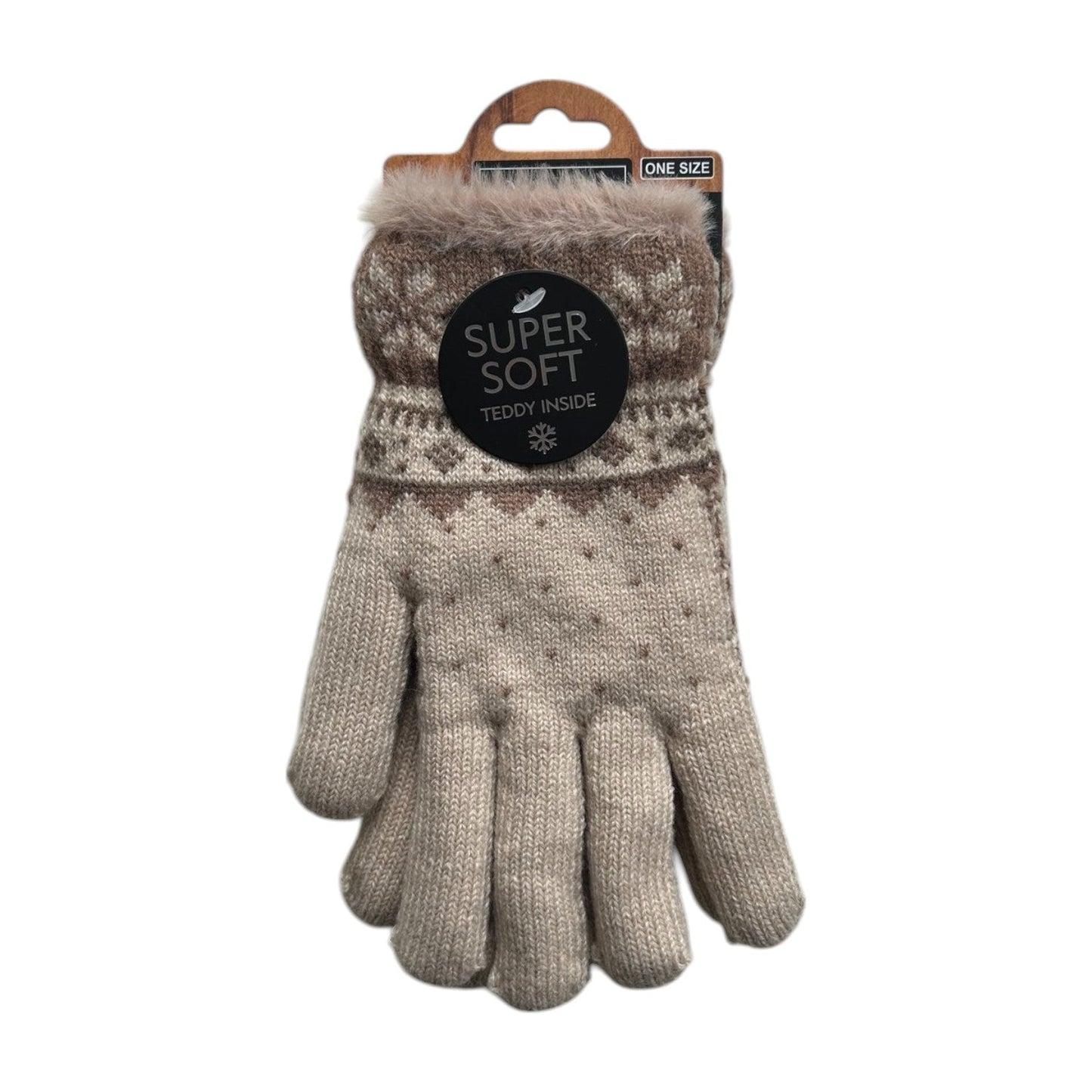 Winter Damen Handschuhe Schneeflocke » günstige Fingerhandschuhe » Winterhandschuhe » Strickhandschuhe One Size