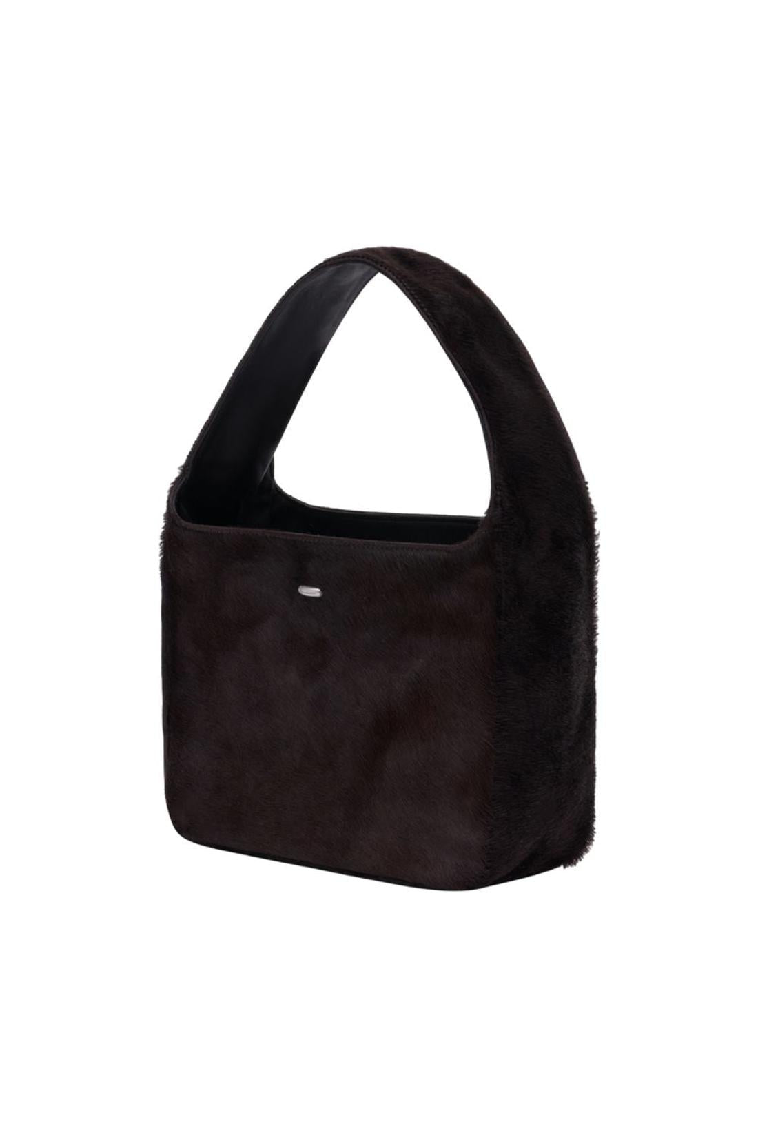 Schultertasche Brick - OUR LEGACY - Leder - Braun