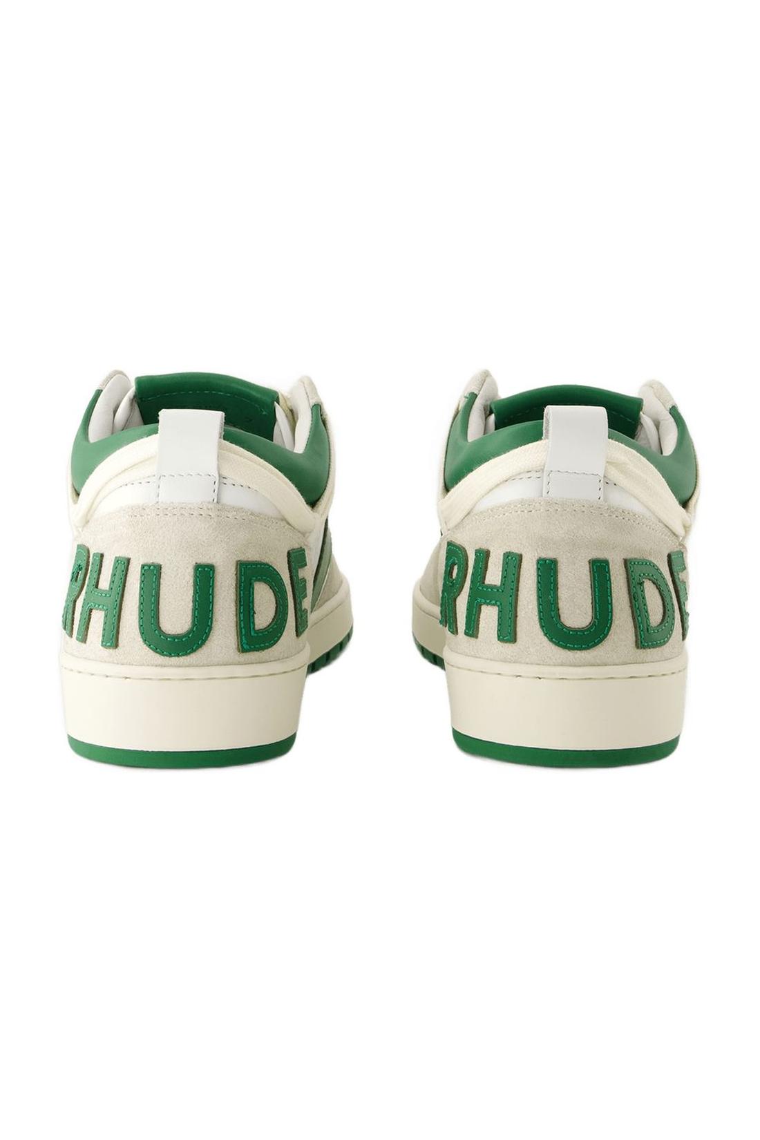 Sneakers Rhecess Low - Rhude - Leder - Weiß/Grün
