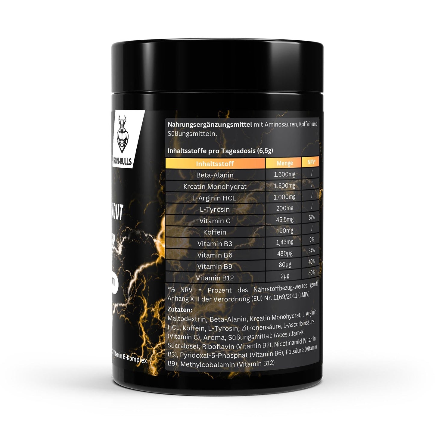 Pre-Workout Booster Aminosäuren plus Vitamine - Tutti Frutti