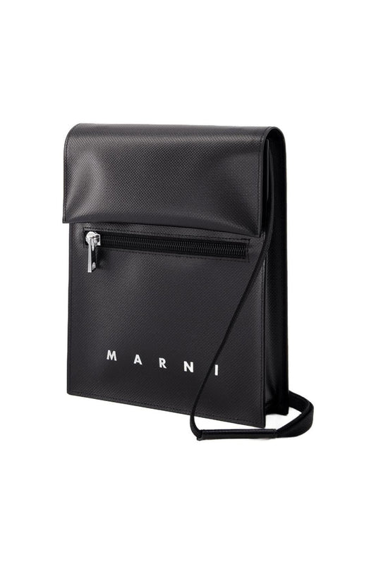 Pouch On Strap Schultertasche - Marni - Synthetik - Schwarz