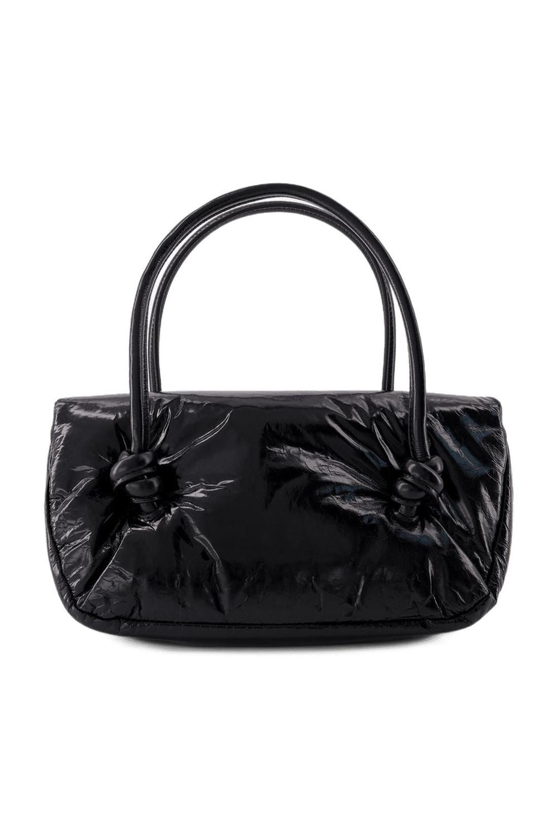 Knot Sm Schultertasche - Jil Sander - Leder - Schwarz