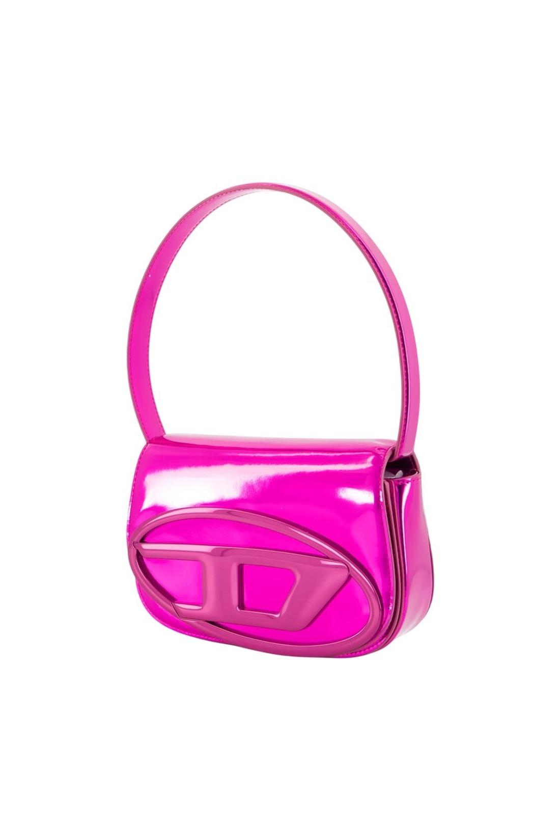 1DR Schultertasche - DIESEL - Leder - Fushia