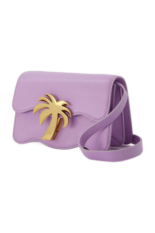 Tasche Palm Beach Pm aus Leder in violett und Gold