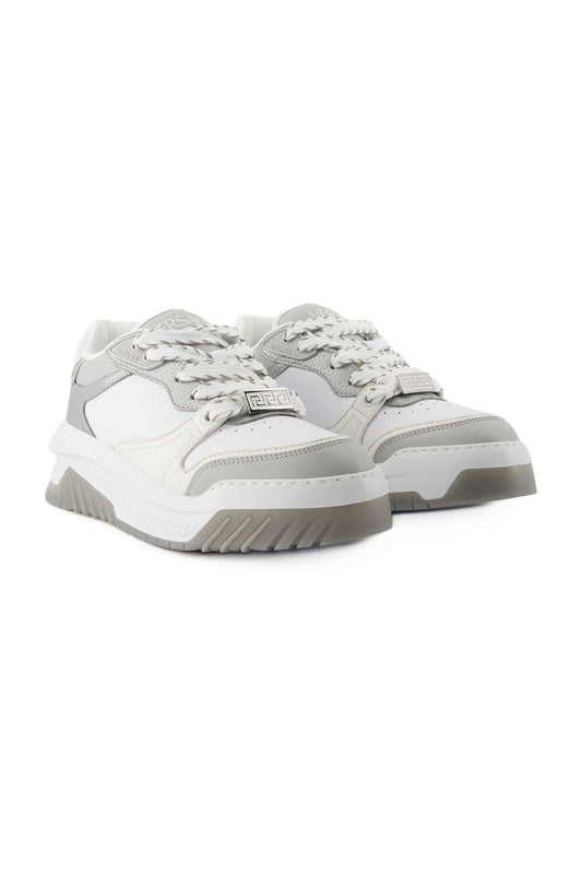 Odissea Sneakers - Versace - Leder - Grau/Schwarz