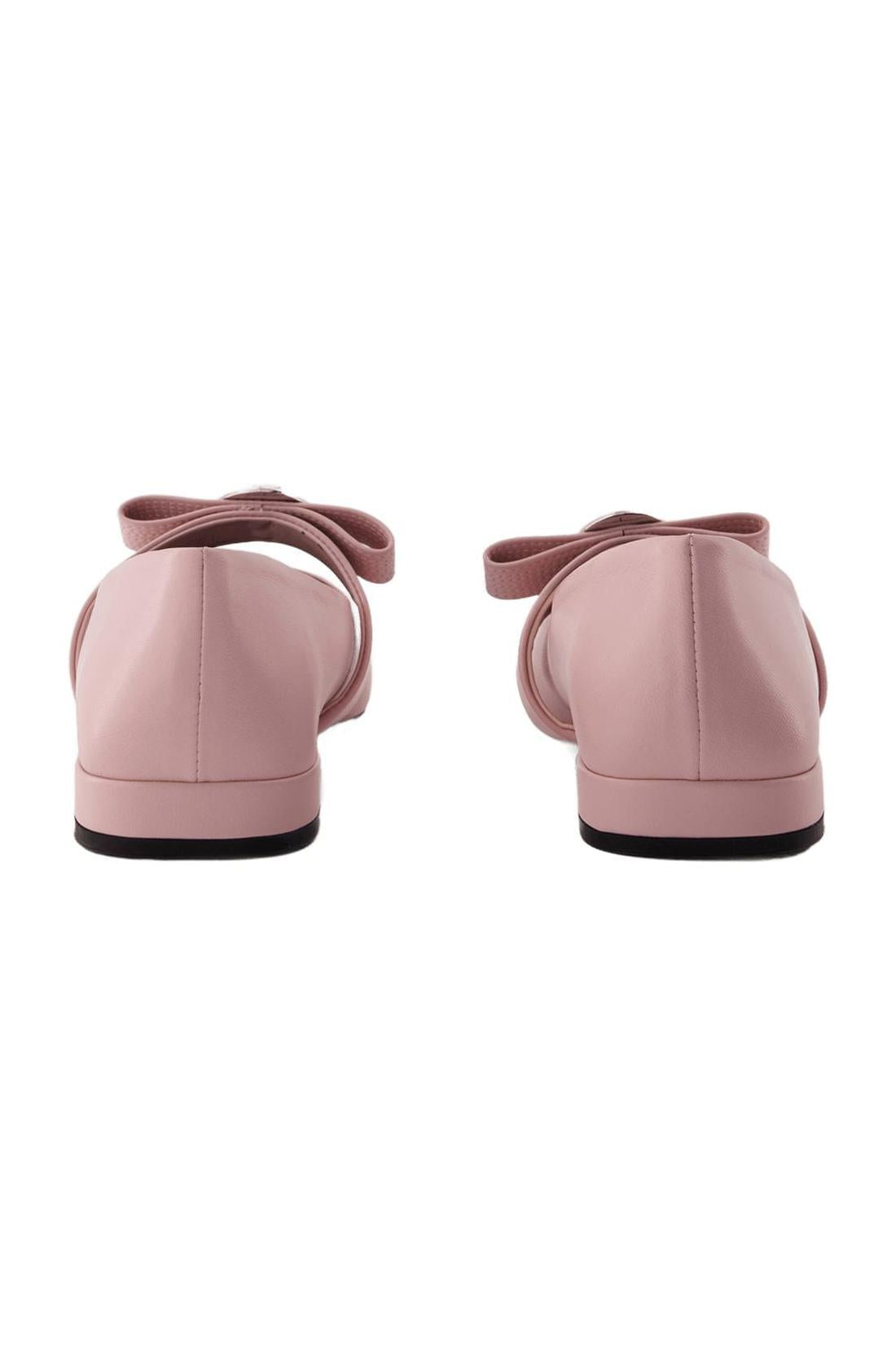 Ballerinas Gianni Ribbon - Versace - Leder - Rosa