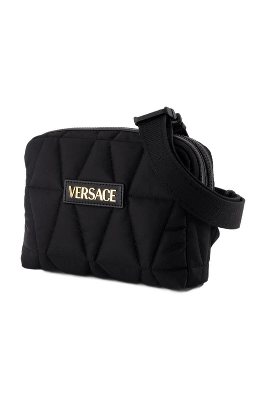 Bum Bananen Tasche - Versace - Nylon - Schwarz