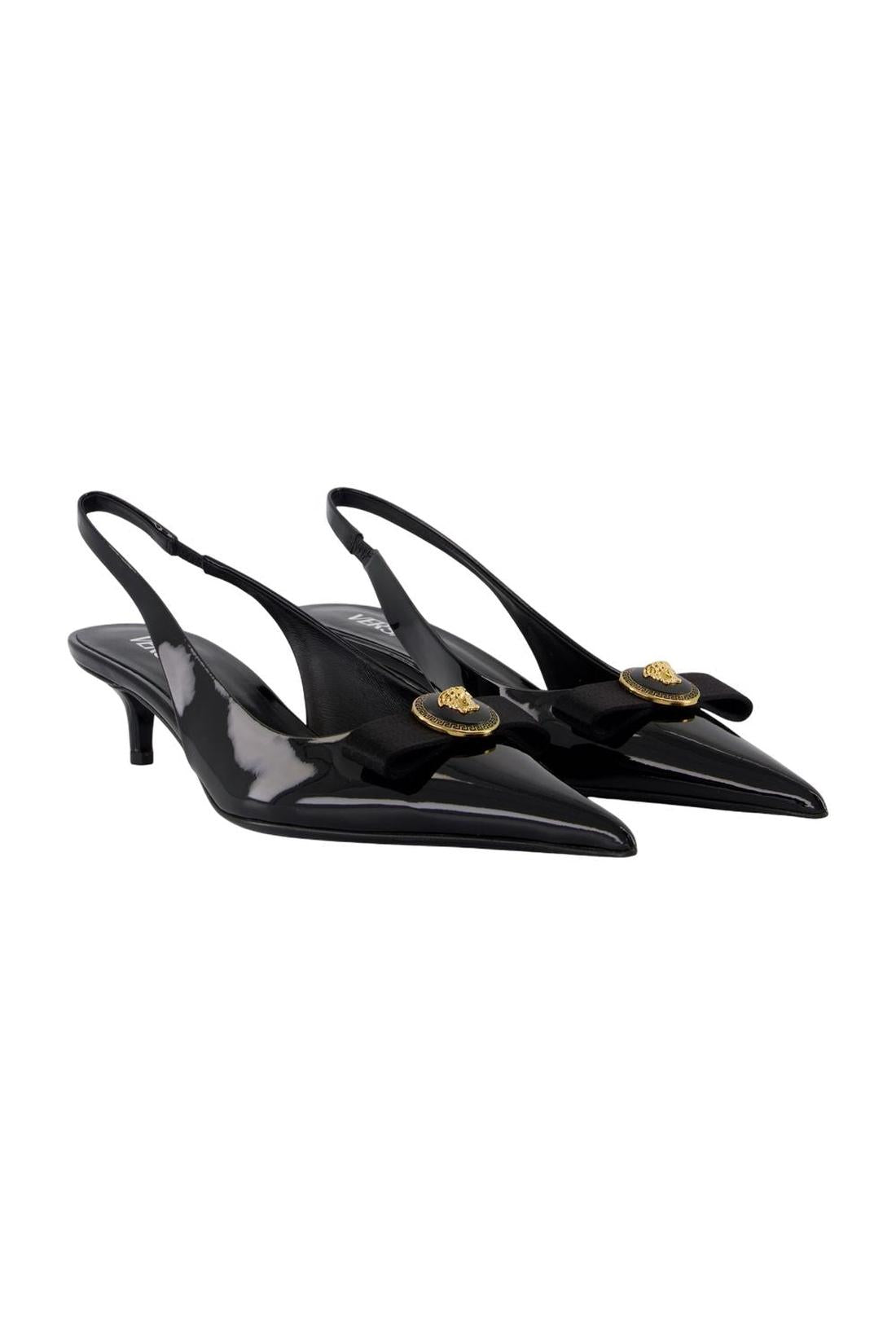 Pumps T.45 - Versace - Leder - Schwarz