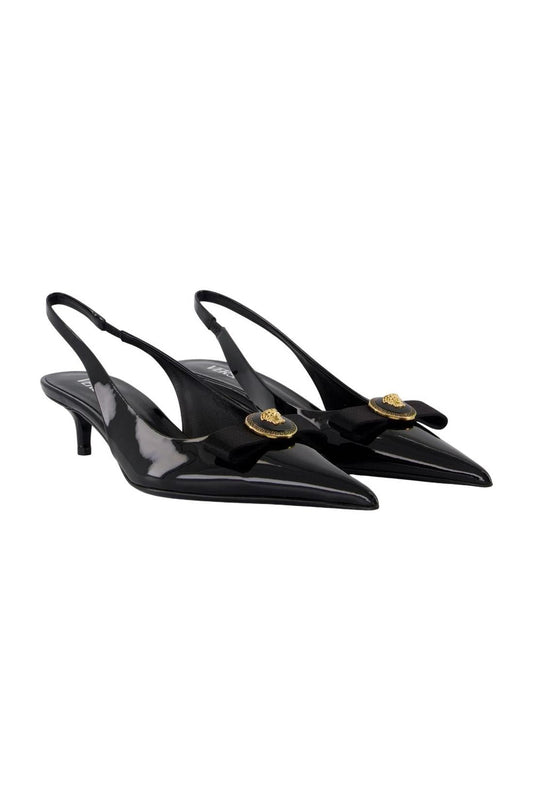 Pumps T.45 - Versace - Leder - Schwarz