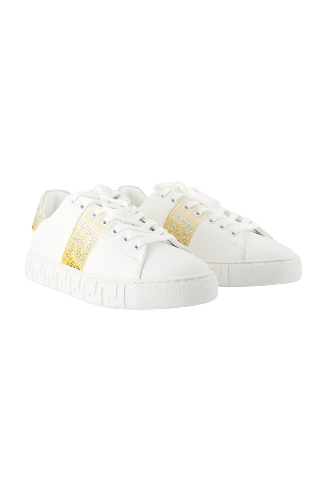 Free Bio Sneakers - Versace - Seide - Weiß