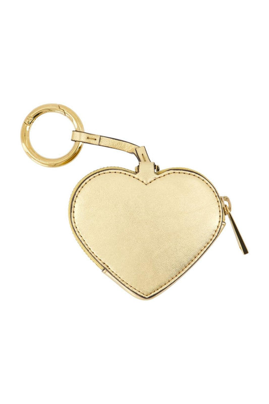 Schlüsselanhänger Coin - Versace - Leder - Vergoldet