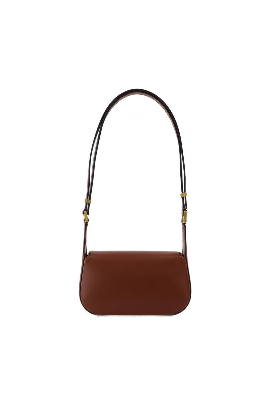 Vlogo Chain Small Tasche aus braunem Leder