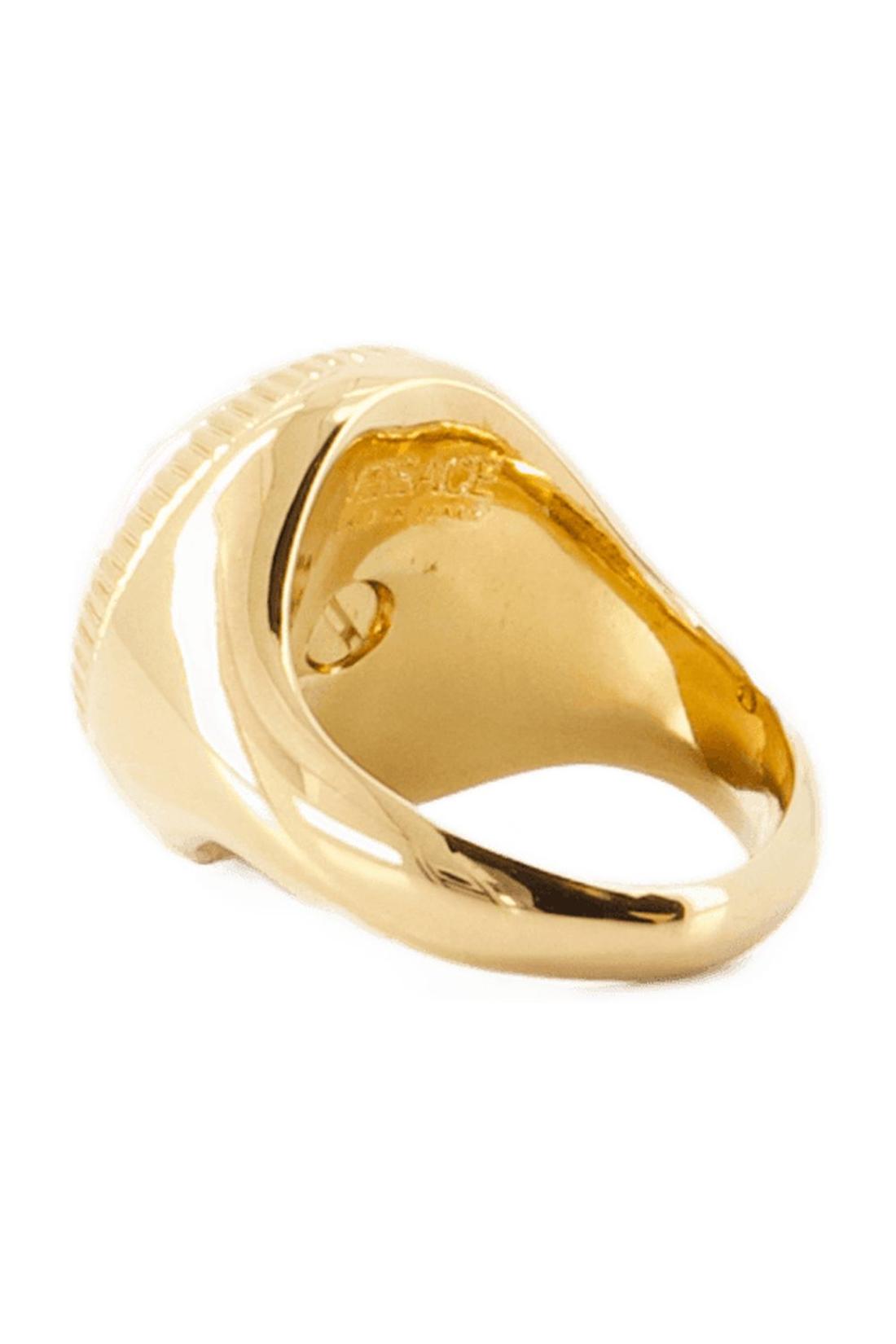 Biggie Medusa Ring - Versace - Metall - Vergoldet