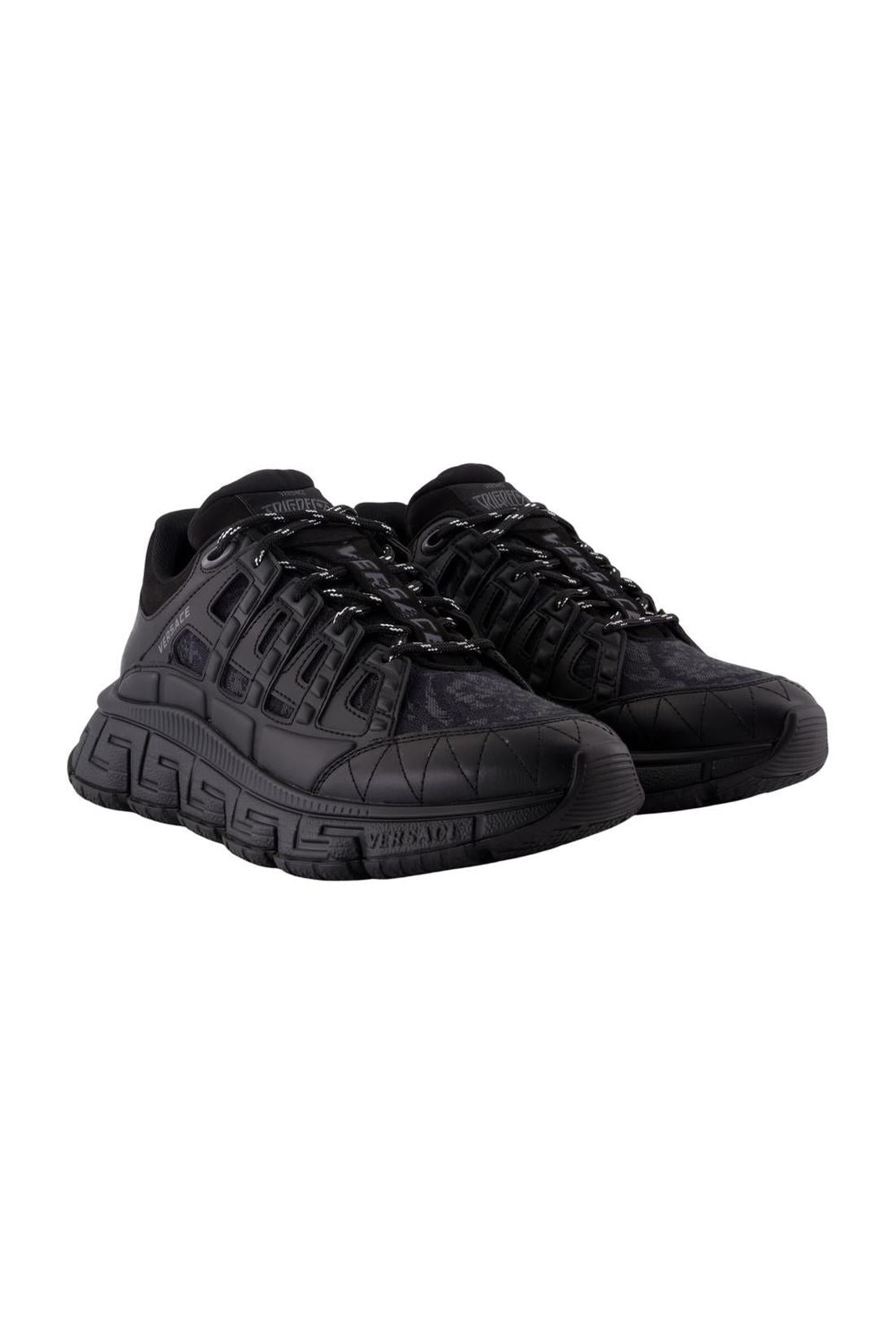 Sneakers - Versace - Leder - Schwarz