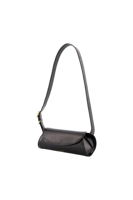 Cannolo Mini Handtasche - Jil Sander - Leder - Schwarz