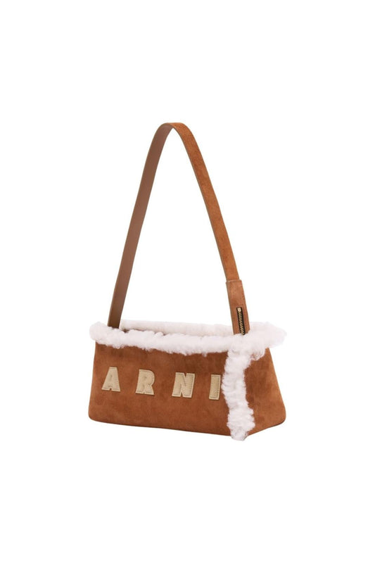 Museo Schultertasche - Marni - Leder - Braun