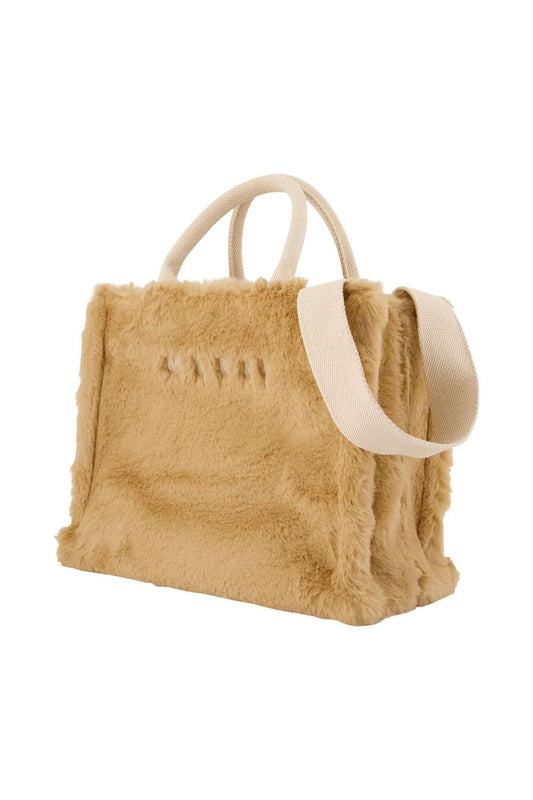 Einkaufstasche Small - Marni - Synthetik - Beige