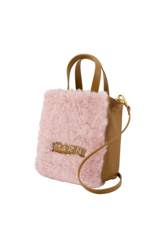 Museo Soft Cabas - Marni - Leder - Rosa