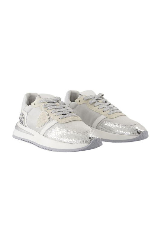 Sneakers Tropez 2.1 Low - Philippe Model - Leinwand - Silber