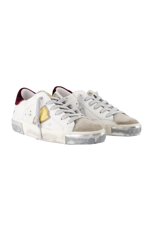 Sneakers Prsx Low - Philippe Model - Leder - Weiß