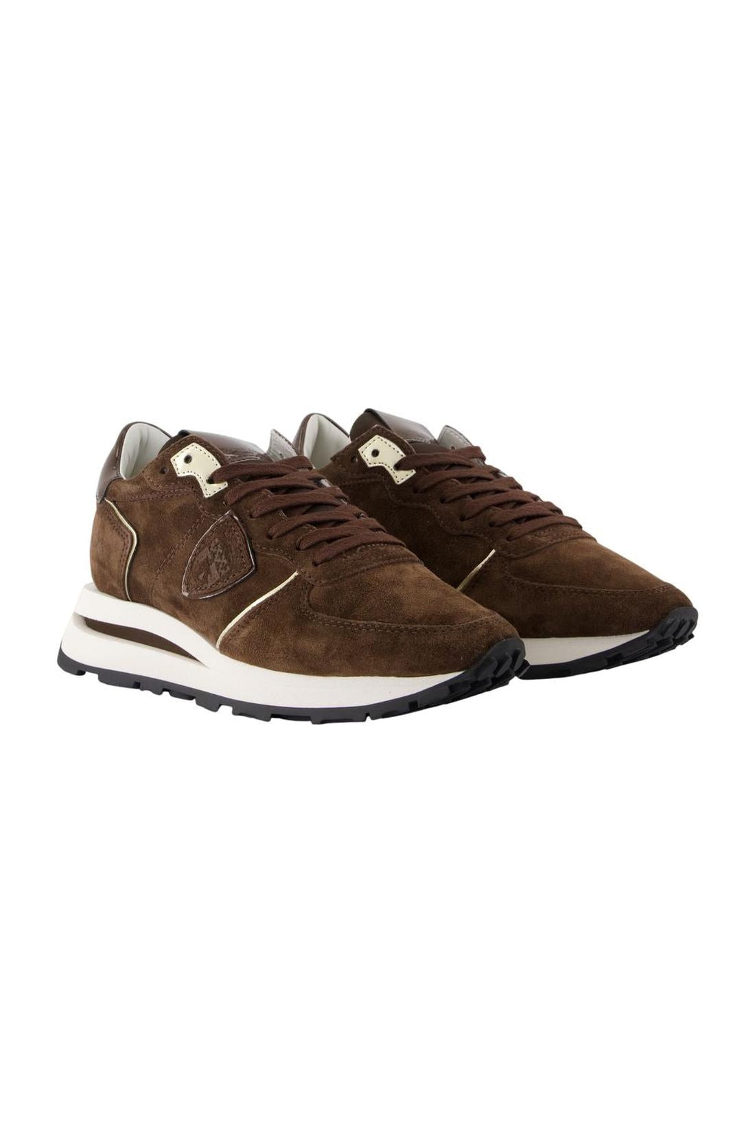 Sneakers Tropez Haute Low - Philippe Model - Leder - Braun