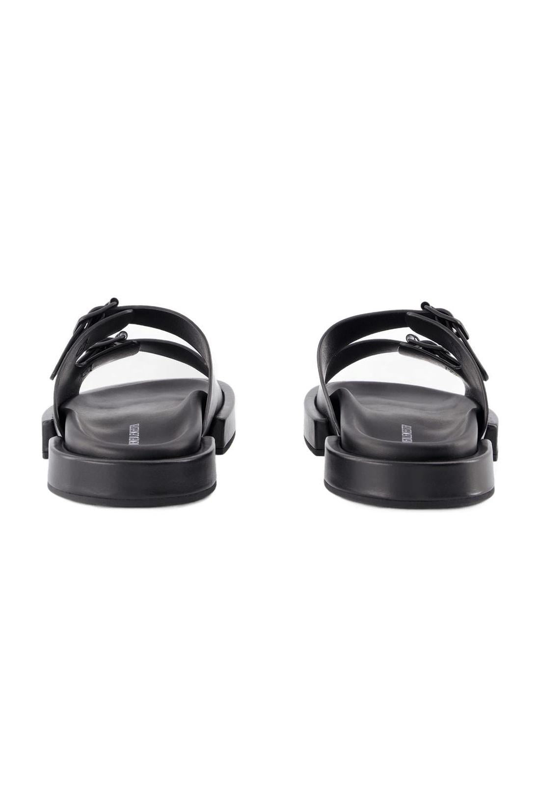 Block Henri Sandals - Ann Demeulemeester - Black - Leather