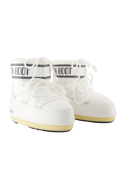 Stiefeletten Icon Low - Moon Boot - Synthetik - Weiß