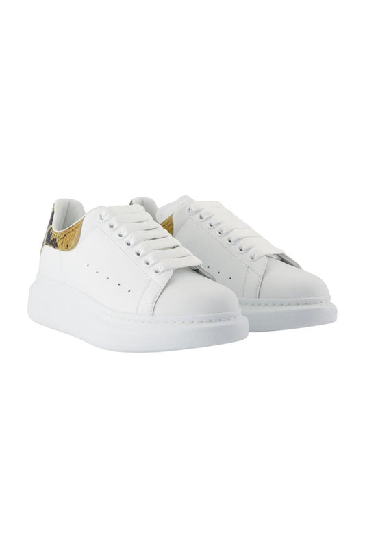 Oversized Sneakers - Alexander Mcqueen - White - Leather