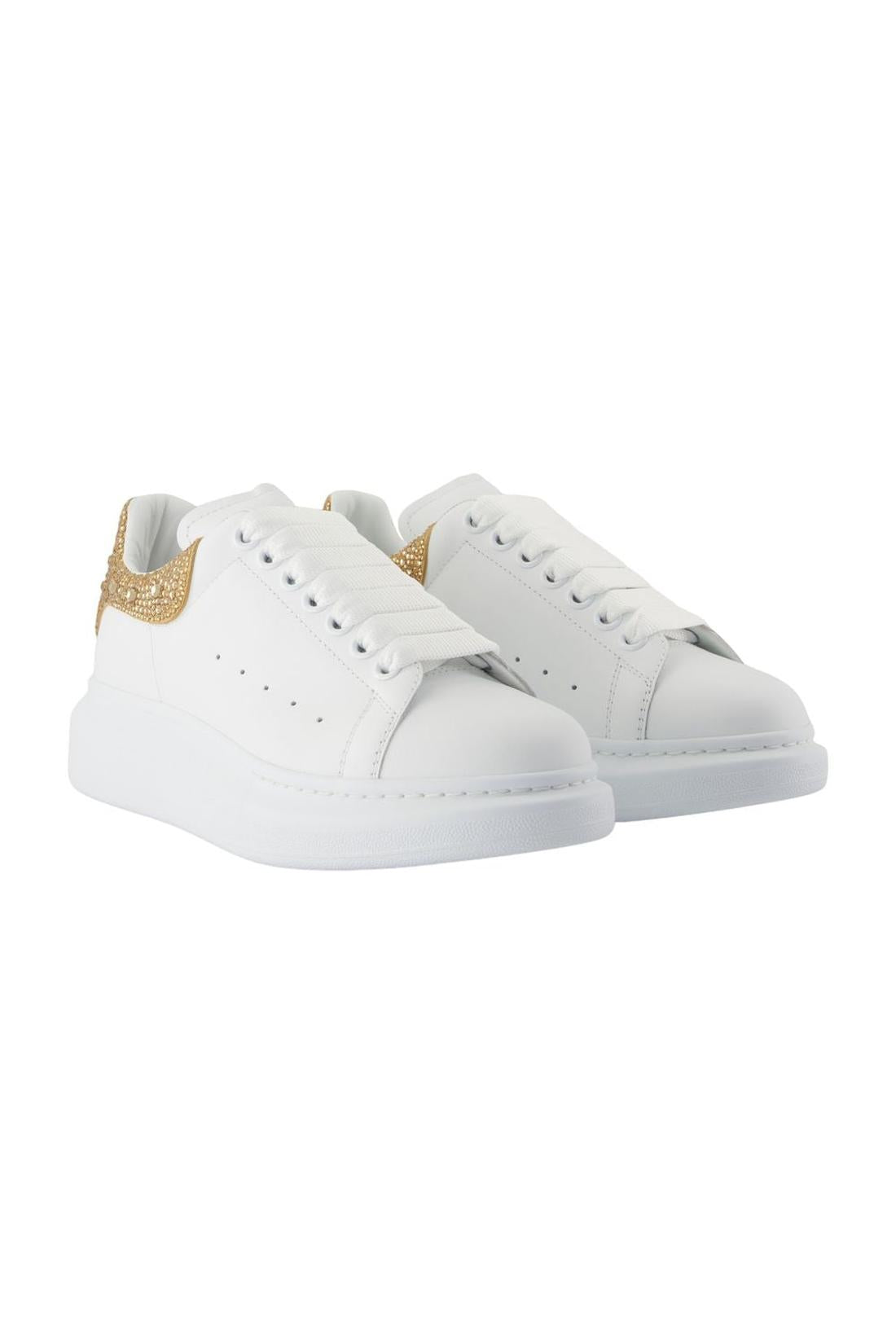 Oversized Sneakers - Alexander Mcqueen - White - Leather