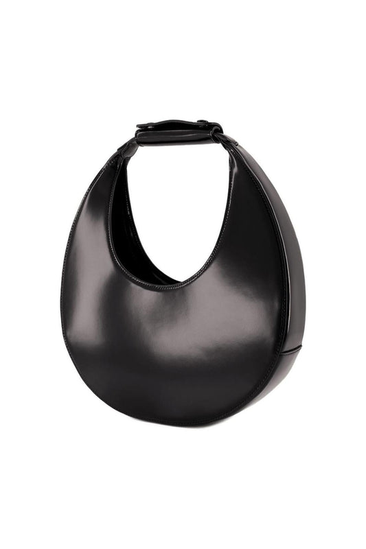 Moon Schultertasche - Staud - Leder - Schwarz