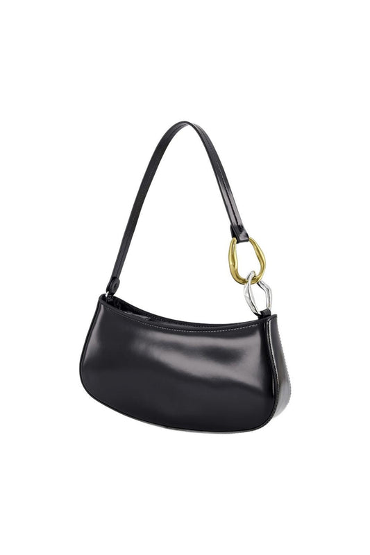 Ollie Hobo Bag - Staud - Black - Leather