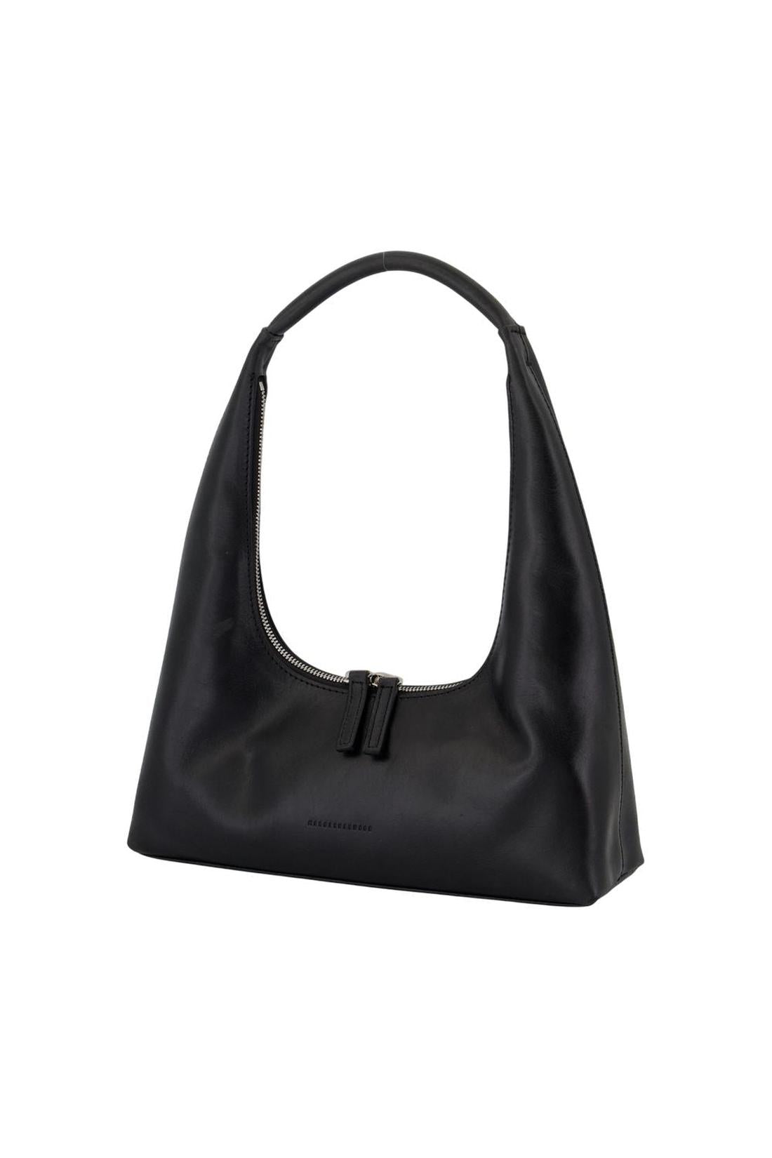 Hobo-Schultertasche - Margesherwood - Leder - Schwarz