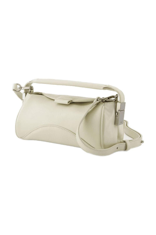 Cassette Handtasche - Osoi - Leder - Beige