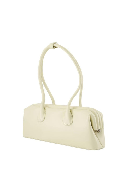 Boat Wide Schultertasche - Osoi - Leder - Weiß