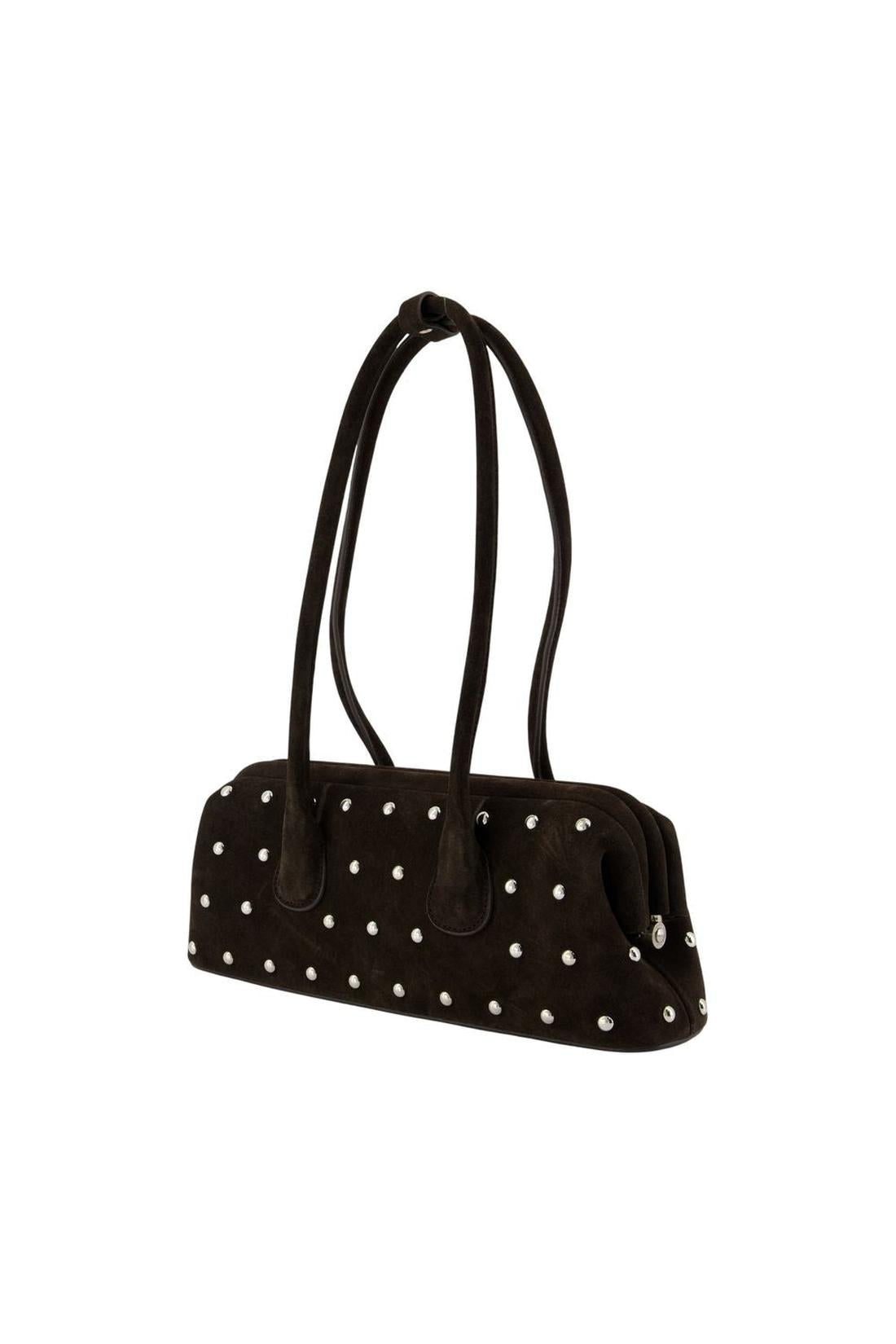 Schultertasche Boat Wide Mini - Osoi - Leder - Braun