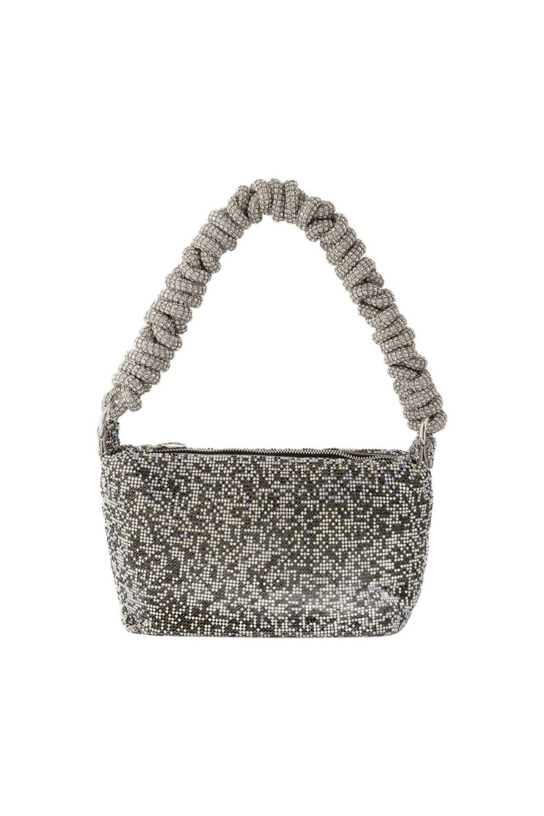 Crystal Mesh Tasche - Kara - Polyster - Black Pixel