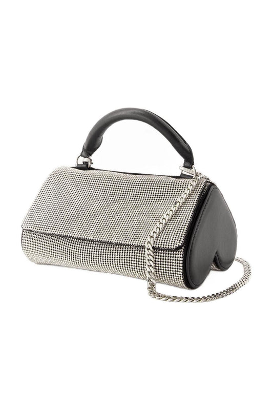 Crush Satchel Handtasche - Kara - Messing - Weiß