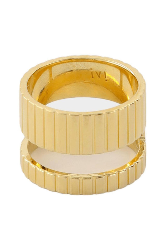 Ring Slot Core aus vergoldet